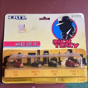 Rare dick Tracy micro size set toy cars